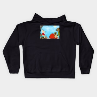 Napping Pup Kids Hoodie